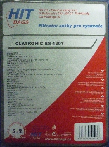 Sáčky do vysavače CLATRONIC CTC BS 1207