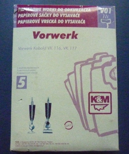 Sáčky do vysavače VORWERK Kobold VK116 - VK117